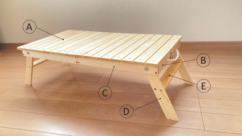 DIY 用 金具　ロールトップ テーブル キャンプギア アウトドア